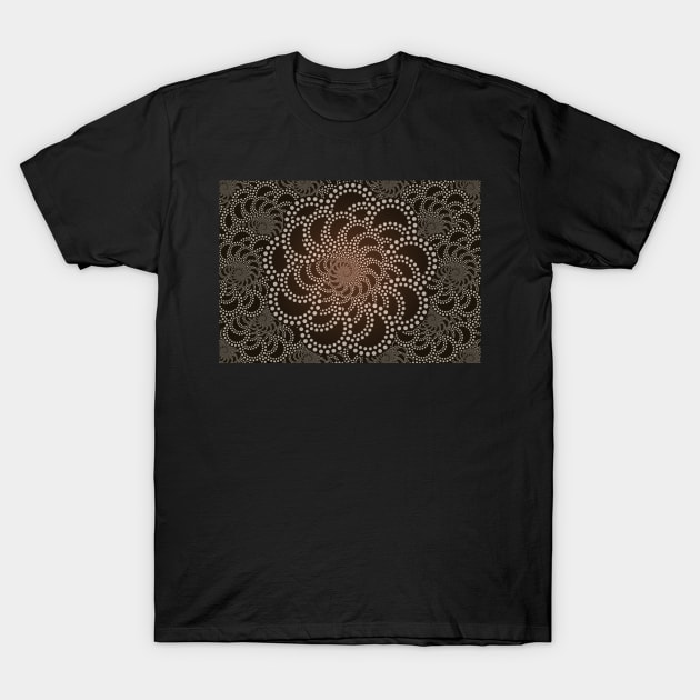 fractal Art Flower Design T-Shirt by Hispaniola-Fineart